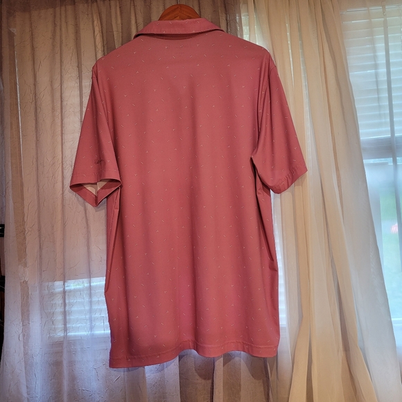 Walter Hagen SS Cotton Spandex Pink/Geometrical design Large - Picture 10 of 12